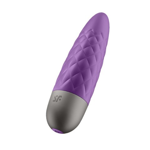 Satisfyer Ultra Power Bullet 5 czarny - kompaktowy model z teksturą