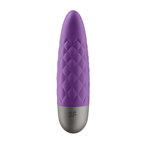 Satisfyer Ultra Power Bullet 5 czarny - kompaktowy model z teksturą