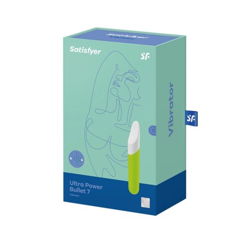 Satisfyer Ultra Power Bullet 7 zielony - kompaktowa maszyna wibracyjna