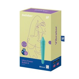 Satisfyer Ultra Power Bullet 8 - kompaktowy model wibrujący, turkusowy