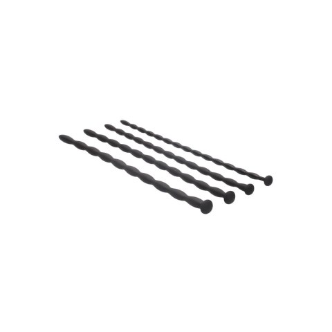 Ouch! Advanced Spiral Silicone Plug Set - 4 rozmiary, 29,6 cm