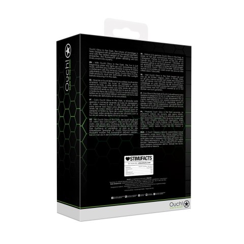 Ouch! Glow in the Dark kamizelka uprząż świecąca S/M regulowana