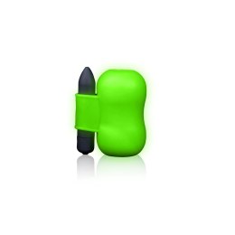 Ouch! Glow in the Dark - model wibrujący, świecący, zielony