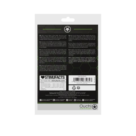 Ouch! Glow in the Dark zestaw 3 elastycznych pierścieni świecących