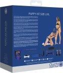 Ouch! Puppy Play Kit L/XL - Skorzany zestaw akcesoriow neoprenowych