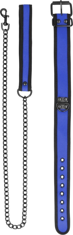 Ouch! Puppy Play Kit L/XL - Skorzany zestaw akcesoriow neoprenowych