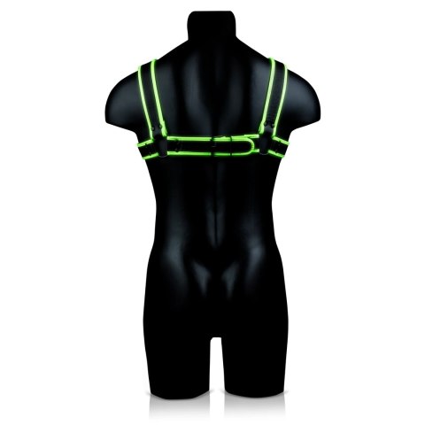 Ouch! Uprząż na klatkę piersiową L/XL - świecąca w ciemności, regulowana