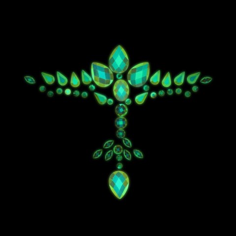 Ouch! by Shots Naklejki dekoracyjne na ciało wzor 3 świecące