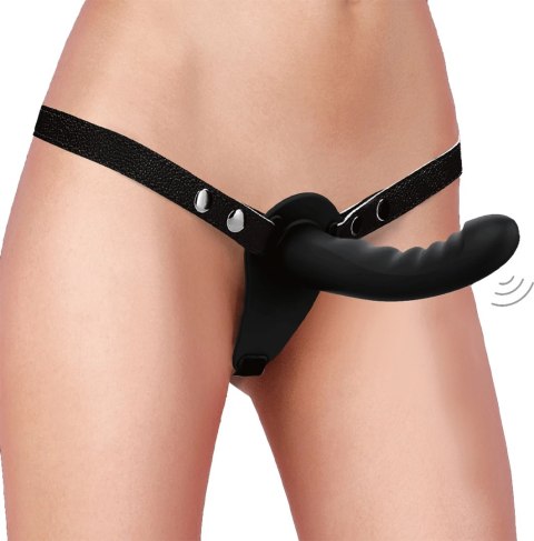 Ouch! by Shots - Pas z funkcją wibracji, silikonowy, czarny