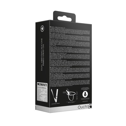 Ouch! by Shots - Zestaw z podwojnym systemem wibracyjnym, silikon, regulacja