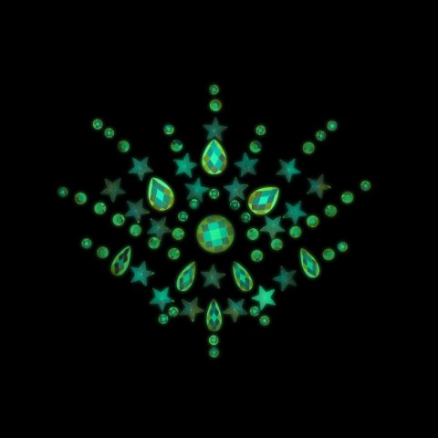 Ouch! by Shots - dekoracyjne naklejki Bling na ciało, świecące w ciemności