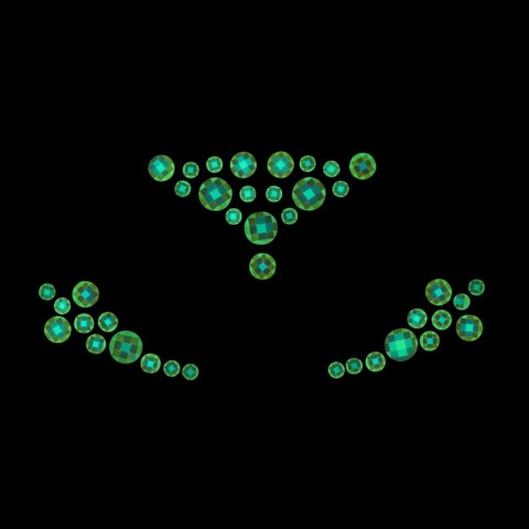 Ouch! by Shots ozdobne naklejki na twarz świecące Bling Sticker