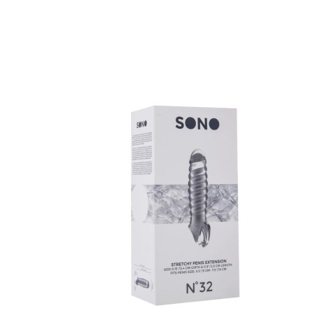 Shots No.32 Elastyczny rękaw wydłużający - transparentny, 2,5 cm