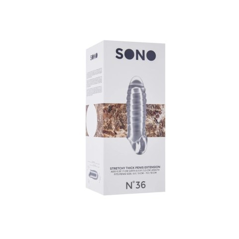 Shots No.36 elastyczny anatomiczny rękaw powiększający 2,5 cm TPE