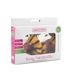 Shots Toys Kajdanki Futrzane PANTERA z Bezpiecznym Zamkiem