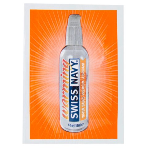 Swiss Navy Water-Based Rozgrzewający Lubrykant 5ml - Długo działający