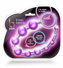 Blush Novelties B Yours Basic Beads fioletowe - elastyczny model 32,3 cm