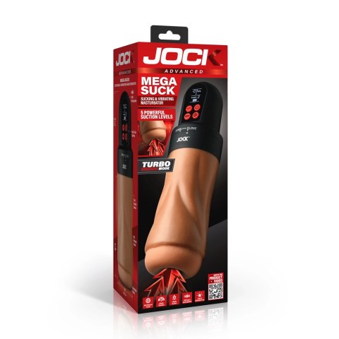 Mega Suck Advanced - system ssąco-wibrujący, 5 trybow, USB, czarny