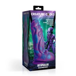 XR Brands Octophallus model silikonowy fioletowo-niebieski 22 cm