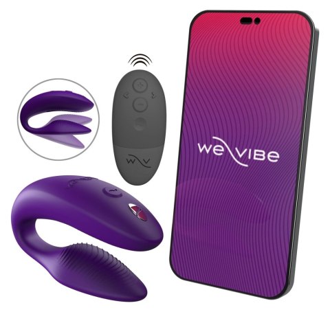 We-Vibe Sync 2 Purple - bezprzewodowe urządzenie intymne dla par Bluetooth