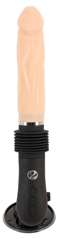 You2Toys RC Machine Flesh z funkcją ruchu i wibracji, silikon 30 cm