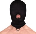 Ouch! Maska z pierścieniem na szyję, elastyczna, czarna