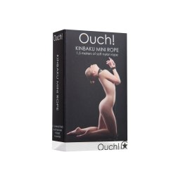 Ouch! Mini lina Kinbaku 1,5 m - wytrzymała linka do praktyk wiązania