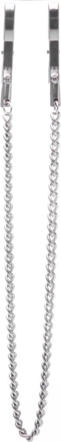 Ouch! by Shots - Zaciski z łańcuszkiem, stal nierdzewna, 2 szt.