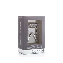 Ouch! by Shots - Zaciski z łańcuszkiem, stal nierdzewna, 2 szt.