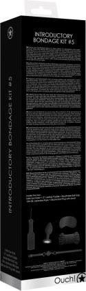 Ouch! by Shots Zestaw Zniewolenie #5 - maska, knebel, sznur 10m, plug