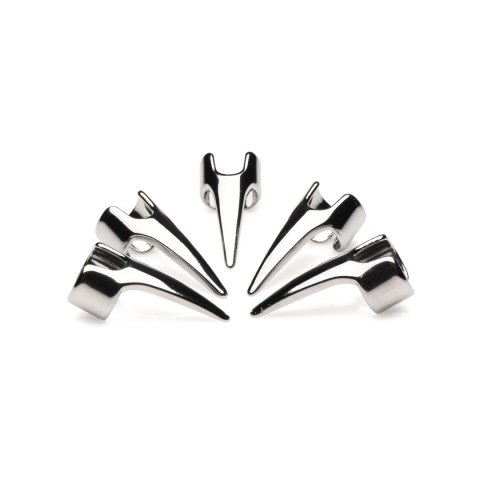 XR Brands Claw Ring zestaw 5 stalowych pierścieni regulowanych