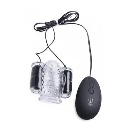 XR Brands Deluxe Teaser dwugłowicowy masażer z podwojną wibracją