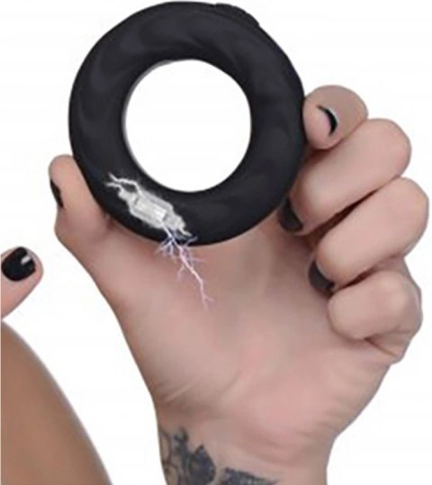 XR Brands E-Stim Pro silikonowy pierścień wibrujący z pilotem