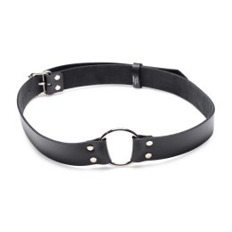 XR Brands Skorzany uchwyt na pasek do akcesoriow z przyssawką, czarny