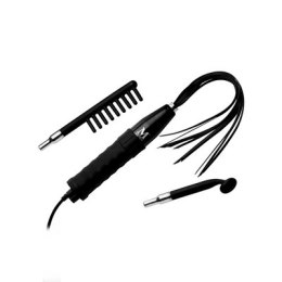 XR Brands Violet Wand IS - rożdżka z 3 silikonowymi końcowkami