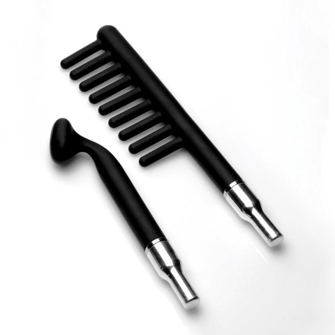 XR Brands Violet Wand IS - rożdżka z 3 silikonowymi końcowkami