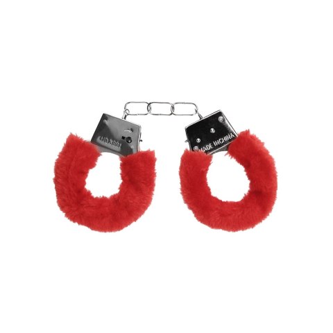 Shots Ouch! Kajdanki Furry z miękkim futerkiem czarne uniwersalne