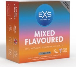 EXS Mixed Flavoured prezerwatywy smakowe 48 szt. lateksowe zestaw