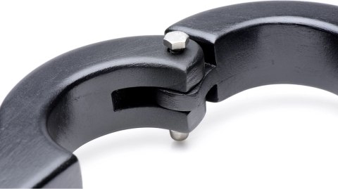 XR Brands Black Wooden Wrist and Scrotum Restraint - 20,25 cala