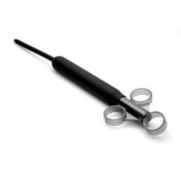 XR Brands Cleanstream silikonowa strzykawka do aplikacji żebrowana