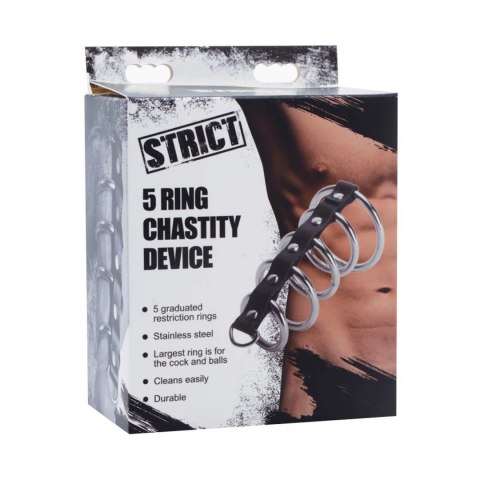 XR Brands Gates of Hell zestaw pierścieni intymnych 5 elementow