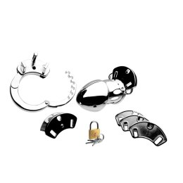 XR Brands Incarcerator klatka anatomiczna regulowana stal nierdzewna