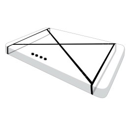 XR Brands Interlace System do wiązania łożka - zestaw uniwersalny