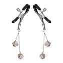 XR Brands Ornament regulowane klipsy ozdobne z kryształkami