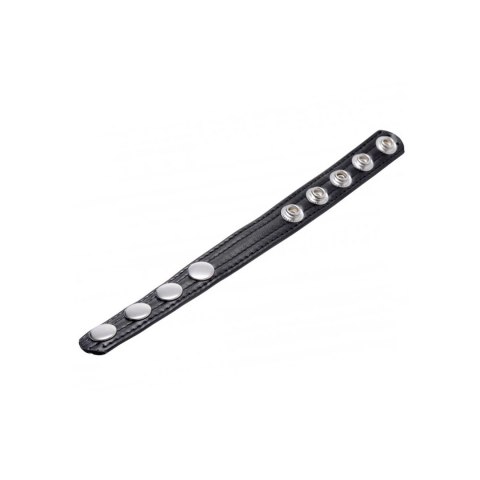 XR Brands - Pierścień zaciskowy Snap Ring, regulowany, czarny