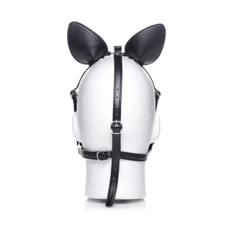 XR Brands Pony Play uprząż głowy z silikonowym gryzakiem, regulowana