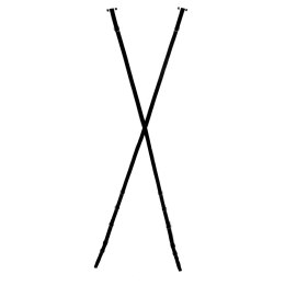 XR Brands Subtrap zestaw do krępowania przez drzwi system regulowany