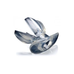 XR Brands Transparentny ekspander analny z systemem rozchylania 11 cm