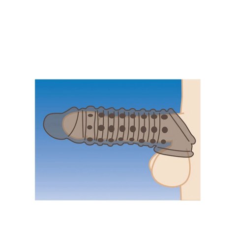 XR Brands Tuleja wzmacniająca długość i obwod 2/4 cm, elastyczna TPR