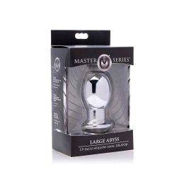 XR Brands Tunnel Plug Large - metalowa anatomiczna zatyczka aluminiowa